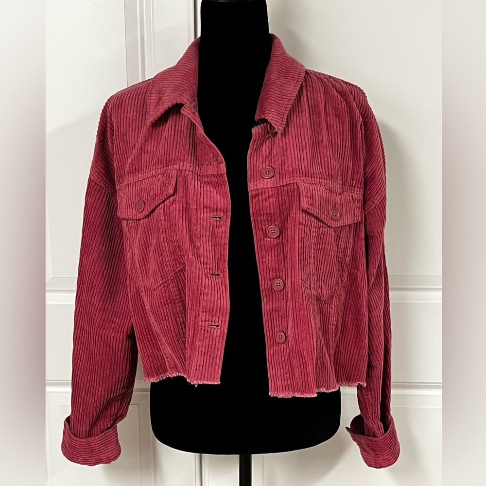 Forever 21 Corduroy Cropped Jacket